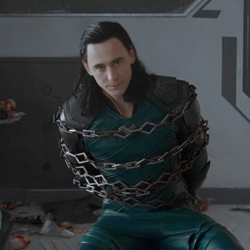 Loki captured in chains